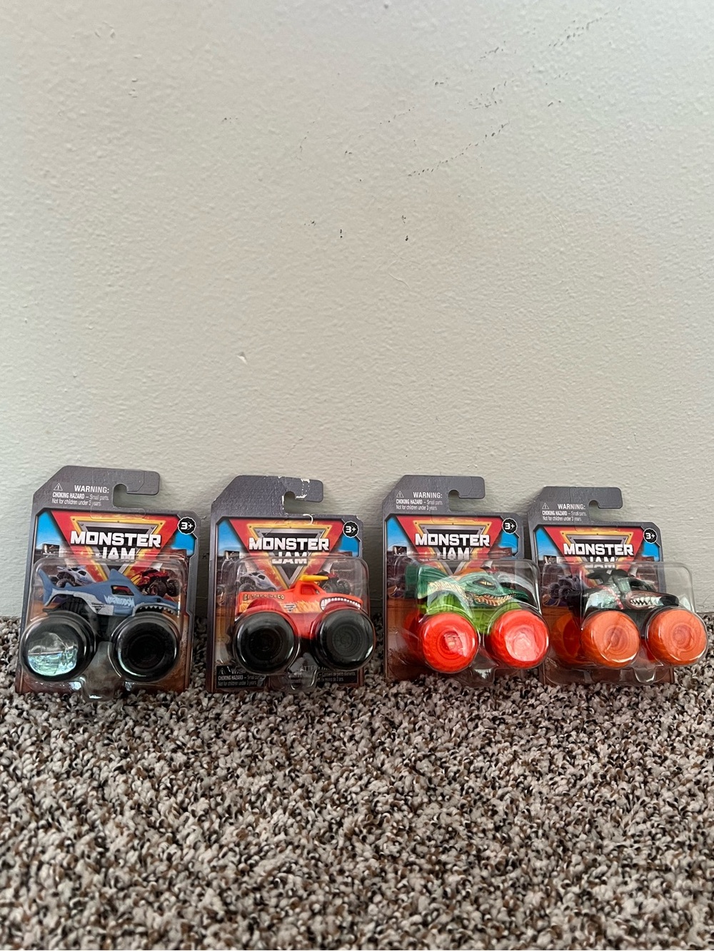 Lot of 4 Toy Monster Trucks - 4 pack